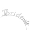 Bachelorette Party Bride With Crystal Rhinestone Crown Tiara Headband