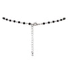 Rosemarie Collections Women's Stunning Silver Tone And Black Crystal Statement Pendant Necklace 16"+2" Extender (Butterfly)