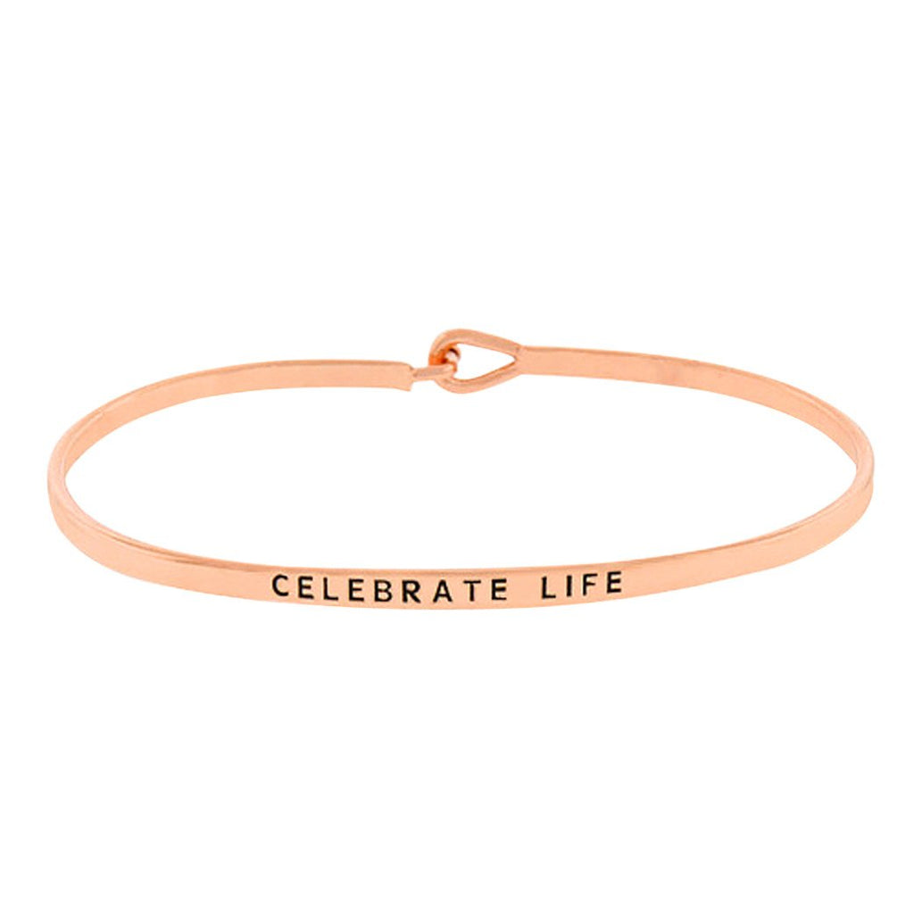 Thin Hook Bangle Bracelet