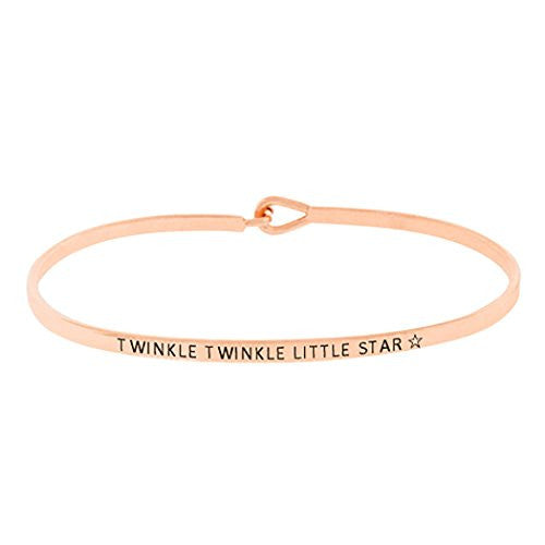 Thin Hook Bangle Bracelet