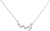 Dainty Sterling Silver Cable Chain With Zodiac Constellation Celestial Stars Astrology Pendant Necklace Gift Set, 16"+2" Extender (Scorpio Oct.23-Nov.22)