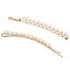 Hair Clip Long Length Bobby Pins Hair Accessories 3 Rows of Simulated Pearl