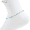 Seed Bead Chain Ankle Bracelet Anklet