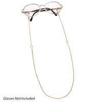 Stunning Crystal Rhinestone Designer Fashion Eyeglass Facemask Strap Holder, 25"
