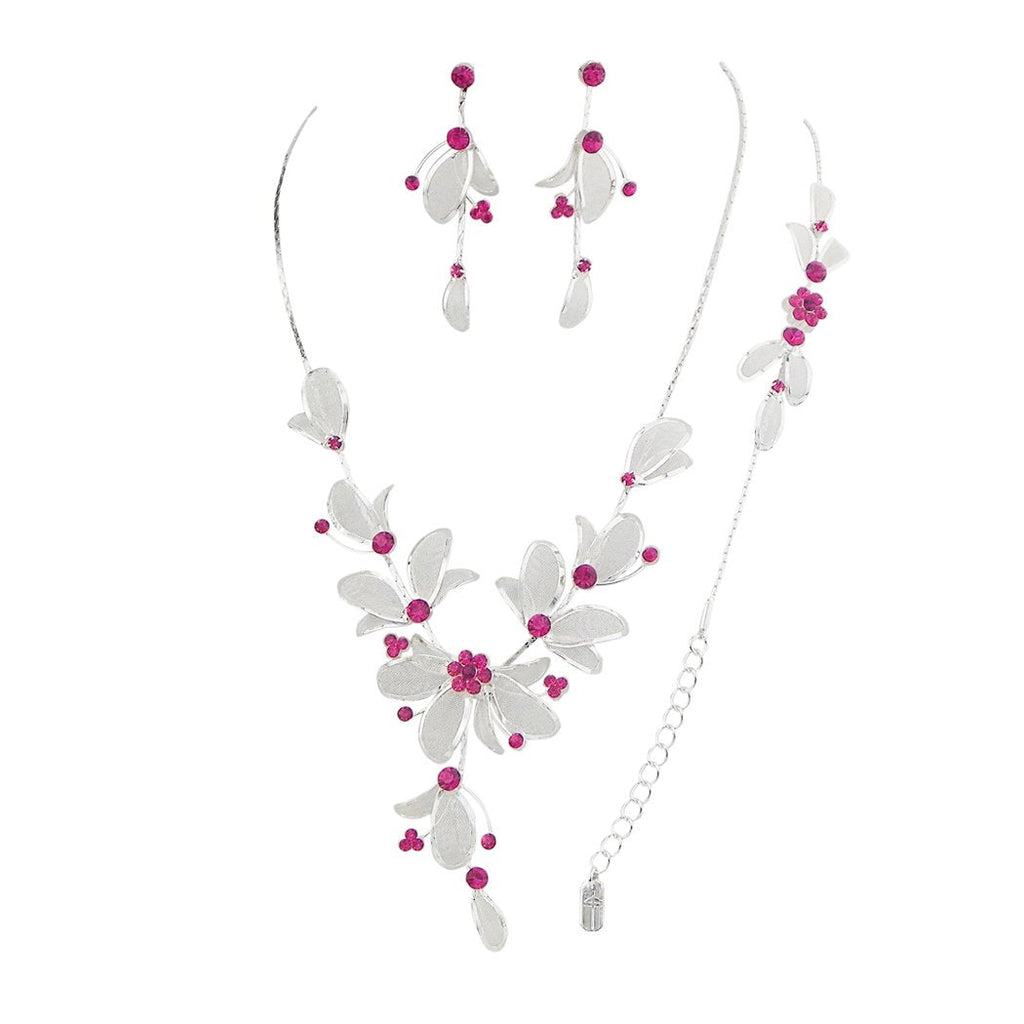 Gorgeous Metal Waist Chain Sliver Rose Rhinestone Floral Chain Adjustabl… Amazon.com: Navoky Metal Flower Waist Chain Rose Belt Chain  main image 3