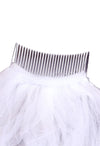 Women's Stunning 3 Tier White Bridal Wedding Veil With Satin Trim And Faux Pearl Accents