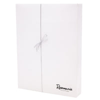 Stunning And Colorful Emerald Cut Crystal Rhinestone Statement Necklace Earrings Bridal Gift Set, 16.5"+3" Extender (Jet Black Crystal Hematite Tone)