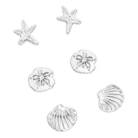 Beach Stud Seashell Earrings Set of 3