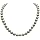 Stunning Simulated Pearl Knotted Strand Necklace With Lobster Clasp (18"+3" Extender, Cream, Gold Tone, 10MM)