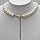 Stunning Simulated Pearl Knotted Strand Necklace With Lobster Clasp (18"+3" Extender, Cream, Gold Tone, 10MM)