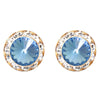 Timeless Classic Hypoallergenic Post Back Halo Earrings Made With Swarovski Crystals, 20mm