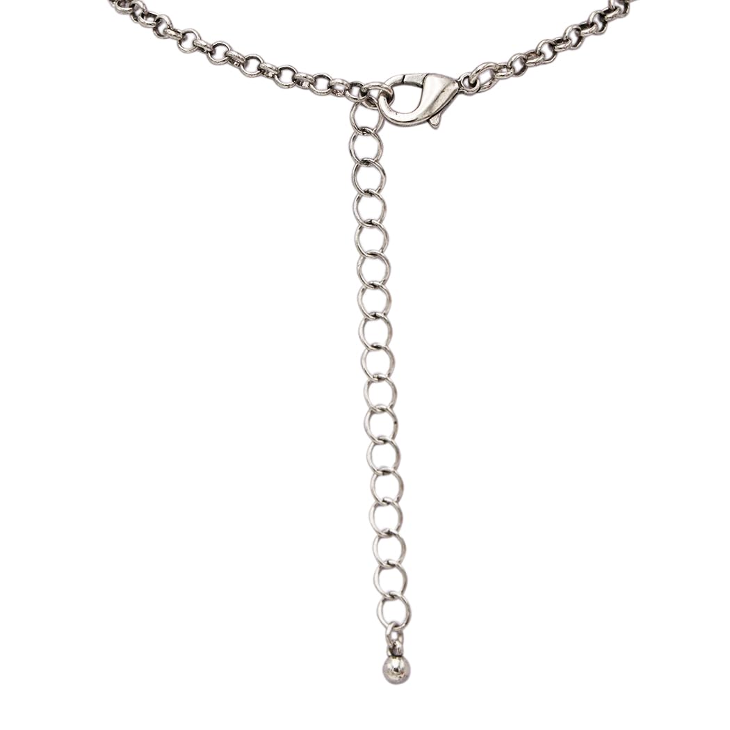 Cowgirl Chic Western Bar Jewelry (Metal Floral Swirl 18"- 21")