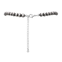 Cowgirl Chic Western Necklaces for Women with Semi-Precious Howlite Stone & Earrings - Squash Blossom Necklace & Earrings Set