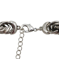 Classic Rope Chain Necklace, Silver Tone, 18 Inch, Twisted Link Design