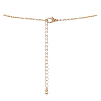 Colorful Powder Coated Flower With Crystal Rhinestone Center Collar Necklace Earrings Set, 15"+3" Extender (5 Flower White)