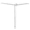 Statement Silver Tone Spiral Loop Crystal Bib Necklace and Earrings Set, 16"+3" Extender (Purple)