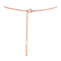 Unbe"leaf"able Statement Enamel Crystal Resin 3D Leaf Necklace Earrings Set, 14"+3" Extender (Peach Leaves Rose Gold Tone)