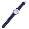Women's Licensed Collegiate University Adjustable Silicone Band Team Spirit Ladies Sport Wrist Watch, 9.5" Florida State University Seminoles (West Virginia University Mountaineers)