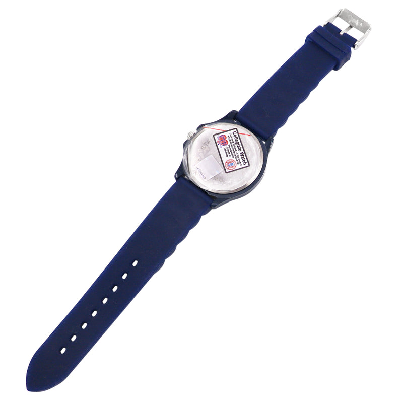 Women's Licensed Collegiate University Adjustable Silicone Band Team Spirit Ladies Sport Wrist Watch, 9.5" Florida State University Seminoles (West Virginia University Mountaineers)