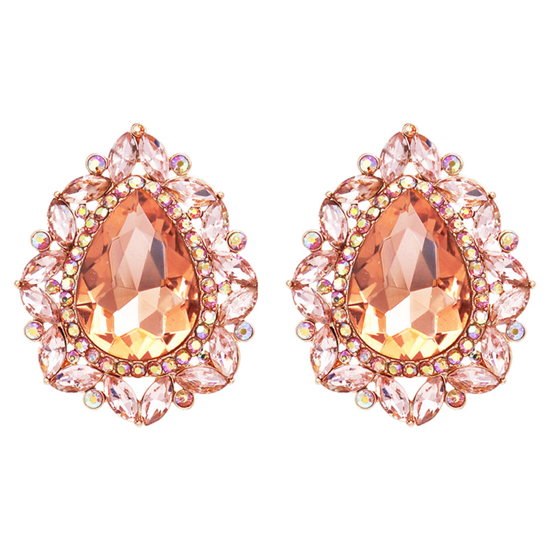 Rose Gold Earrings Rosemarie Collections Rose Gold Earrings Rosemarie Collections