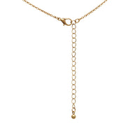 Vertical Bar Pendant Extra Long Statement Necklace (Pink)