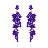 Women's Stunning Crystal Rhinestone Bubble Dangle Statement Earrings, 3.25"