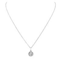 Rosemarie Collections Petite Saint Benedict Religious Pendant Necklace, 18"+2" Extender (Necklace Only)