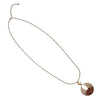 Women's Stunning Matte Gold Tone Honeycomb Cutout And Leopard Spots Cork Disk Jewelry, 18"+2" Extender