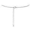 Women's Western Style Lightning Bolt With Colorful Turquoise Blue Semi Precious Natural Howlite Stone Circle Pendant Necklace, 18"+3" Extender