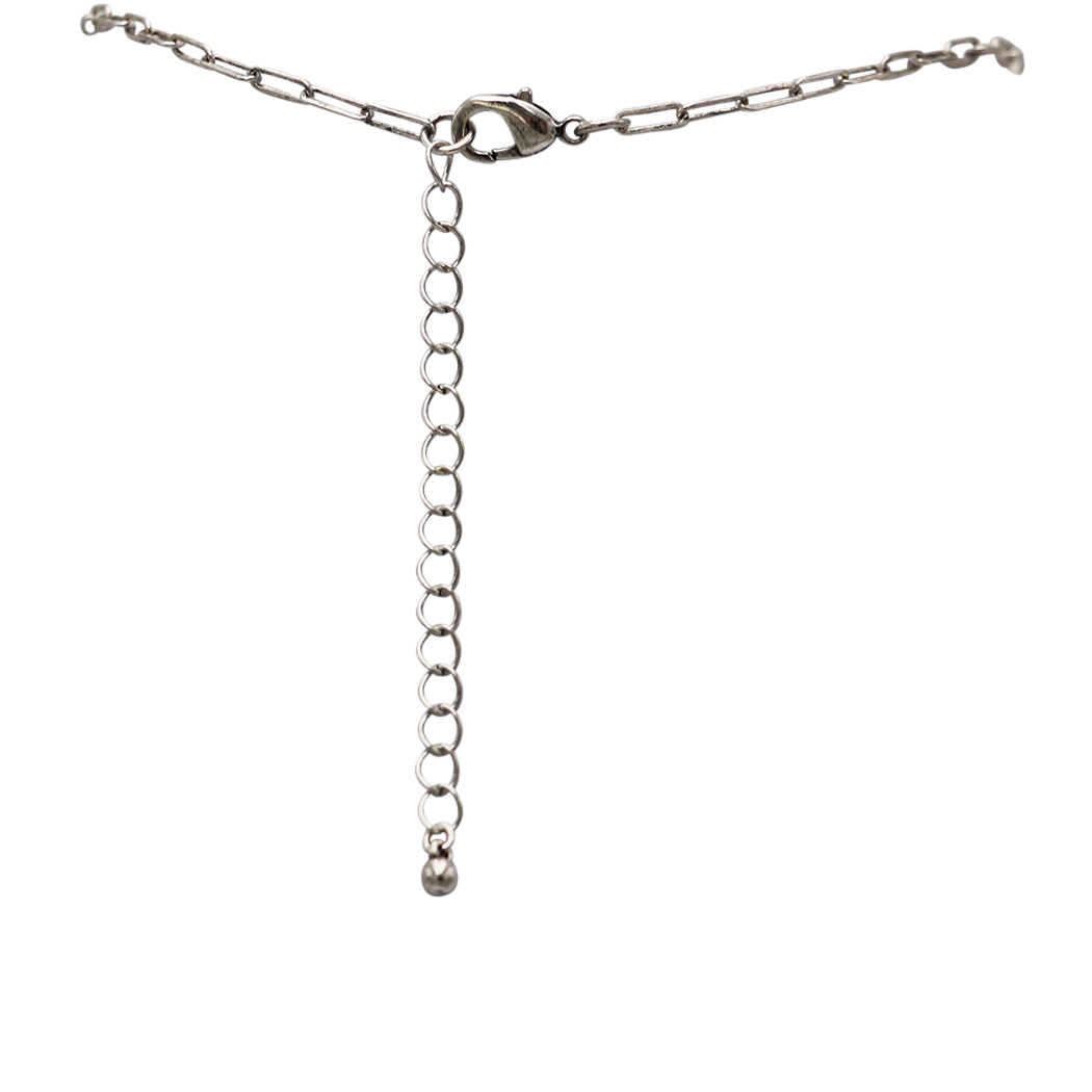 Western Navajo Squash Blossom or Oval Necklace, Pink and Turquoise Stone, Silver Beaded Frame, 18-21 Inch Chain with Extension, Southwestern Style (Oval)