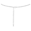 Women's Stunning Inspirational Religious Double Christian Cross With Blessed Pendant Necklace Earrings Easter Gift Set, 18"+3" Extender