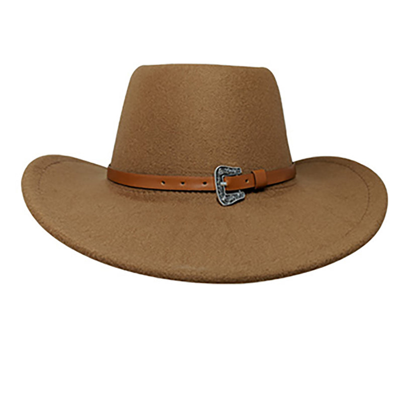 Women's Cowgirl Chic Western Hat Band Silver Tone Concho Natural Stone Vegan Leather Band (10 Charms Turquoise Howlite, 27" Back Buckle)