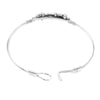Whimsical Sea Creatures Polished Silver Tone Hook Clasp Bracelet, 7"