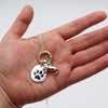 Adorable Animal Charms Changeable Pendant Necklace, 18"+3" Extender (Puppy Dogs)