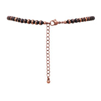 Vintage Style Western Glass Bubble Cabochon Statement Medallion Necklace, 24"+ 3" Extension (Sunflower Medallion Metallic Copper Beads)