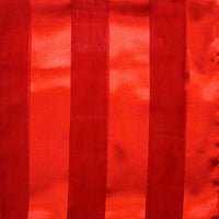 Stylish And Colorful Lightweight Satin Stripe Fashion Scarf, 60" (Red)