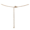 Chic Two Tone Metal Moroccan Filigree Pendant Necklace And Ball Stud Earrings Jewelry Set, 16"+3" Extender (Gold Tone With Rose Gold)