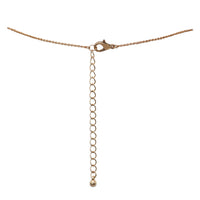 Chic Two Tone Metal Moroccan Filigree Pendant Necklace And Ball Stud Earrings Jewelry Set, 16"+3" Extender (Gold Tone With Rose Gold)