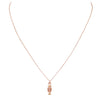 Women's Whimsical Matte Copper Tone Fish Bone Skeleton Pendant Necklace, 16"-18" with 2" Extender