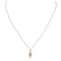 Women's Whimsical Matte Copper Tone Fish Bone Skeleton Pendant Necklace, 16"-18" with 2" Extender