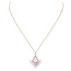 Women's Stunning Cubic Zirconia Classic Pear Pendant Necklace, 16"-19" with 3" Extender