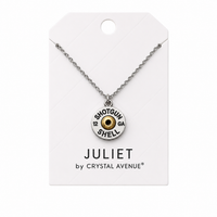 12 GA Shotgun Shell Charm Pendant Necklace