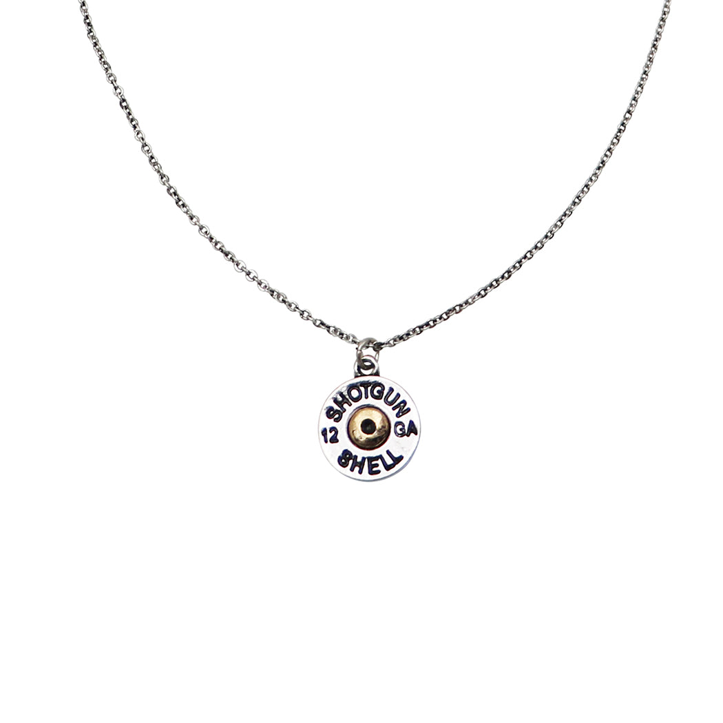 12 GA Shotgun Shell Charm Pendant Necklace