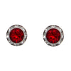 Women's Stunning And Colorful Hypoallergenic Post Back Stud Birthstone Earrings Made With Swarovski Crystals Birthday Gift Set, 8mm (January)