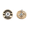 12 Gauge Shotgun Shell Spent Bullet Hypoallergenic Post Back Stud Earrings