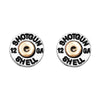 12 Gauge Shotgun Shell Spent Bullet Hypoallergenic Post Back Stud Earrings