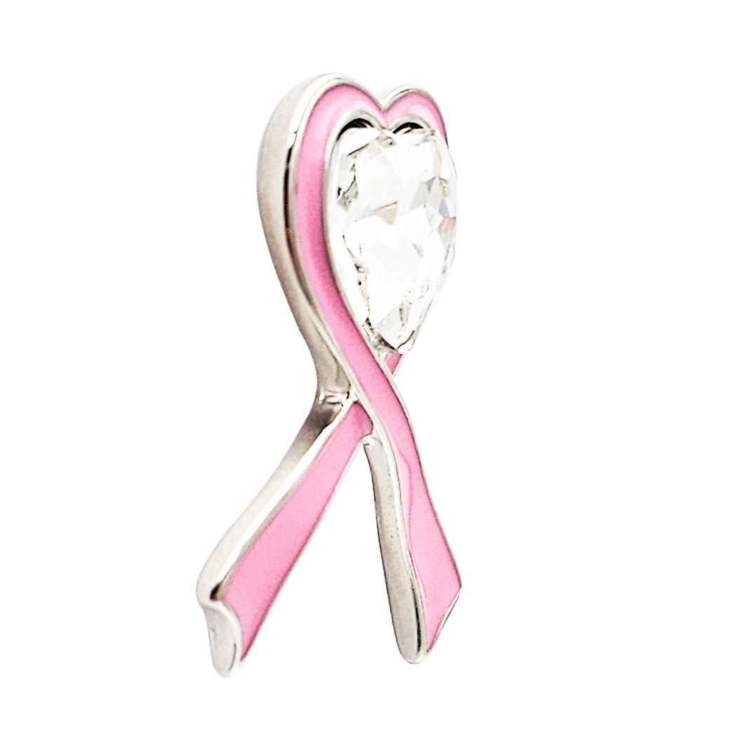 Breast Cancer Awareness Pink Ribbon Beads (No Light)