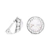 Timeless Classic Statement Clip On Earrings Made With Swarovski Crystals, 15mm