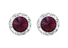 Timeless Classic Hypoallergenic Post Back Halo Earrings Made With Swarovski Crystals, 20mm