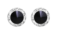 Timeless Classic Hypoallergenic Post Back Halo Earrings Made With Swarovski Crystals, 20mm